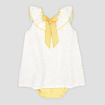 VESTIDO MARGARITAS AMARILLAS RAPIFE