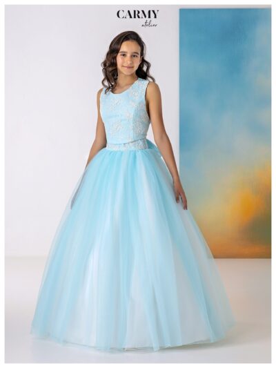 VESTIDO DAMAS Y REINAS DE FIESTAS CARMY