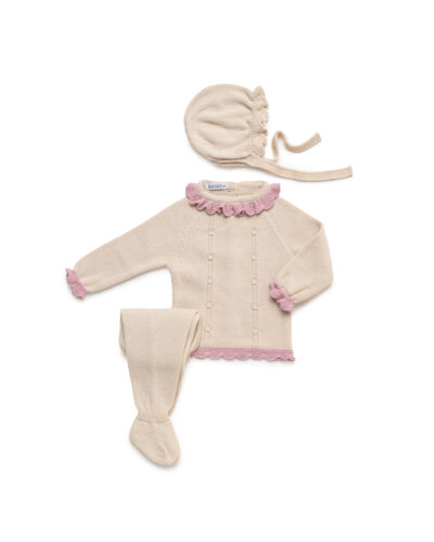 CONJUNTO PUNTO CREMA/MAQUILLAJE JULIANA