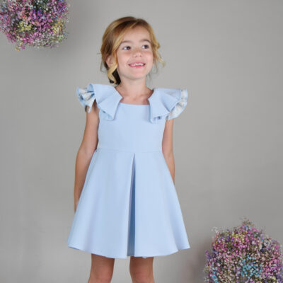 VESTIDO AMAYA CELESTE